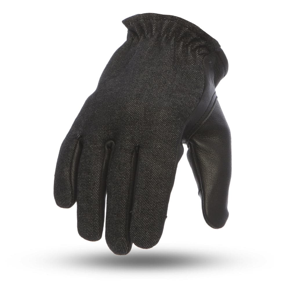 2 Tone Roper Men's Motorcycle Leather Gloves - Image 3