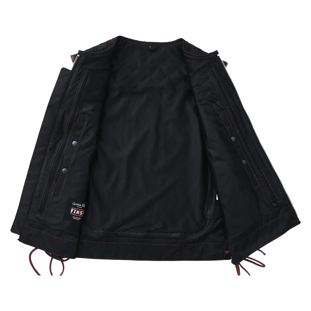 Blacktop - Men’s Cordura Motorcycle Vest - Image 3
