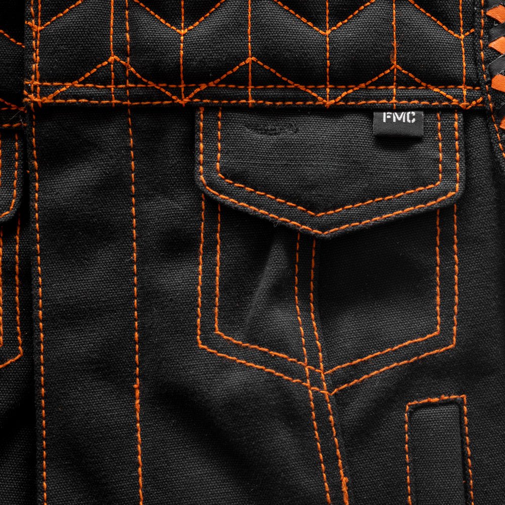 Cross Fox - Women's Club Style Motorcycle Canvas Vest  - Limited Edition - Image 5