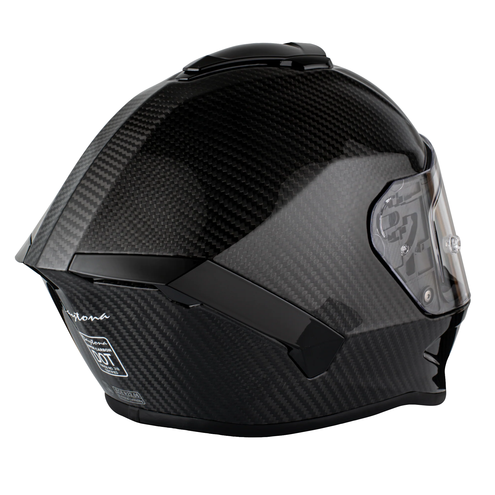 D.O.T. & ECE Daytona Viper- Grey Carbon Fiber - Image 6
