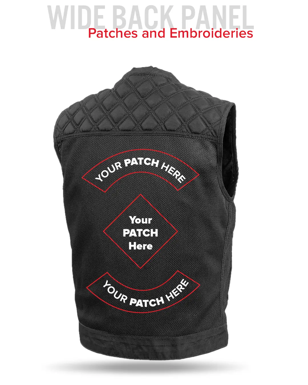 Downside Moto Mesh Men's Motorcycle Vest - Image 22