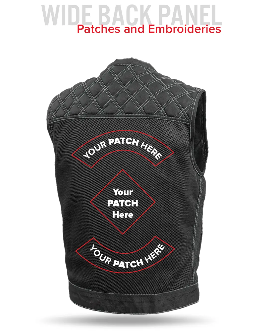 Downside Moto Mesh Men's Motorcycle Vest - Image 23
