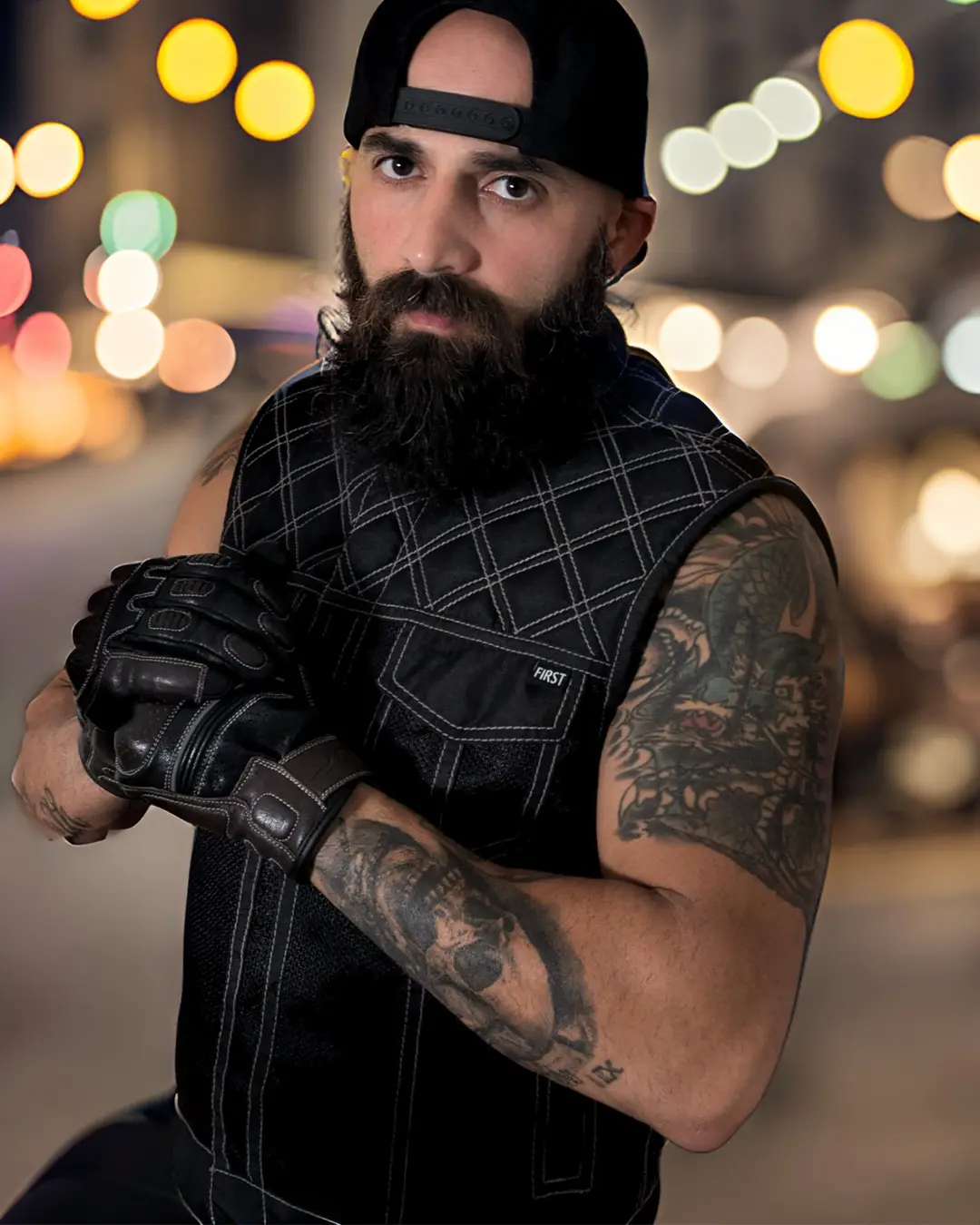Downside Moto Mesh Men's Motorcycle Vest - Image 24