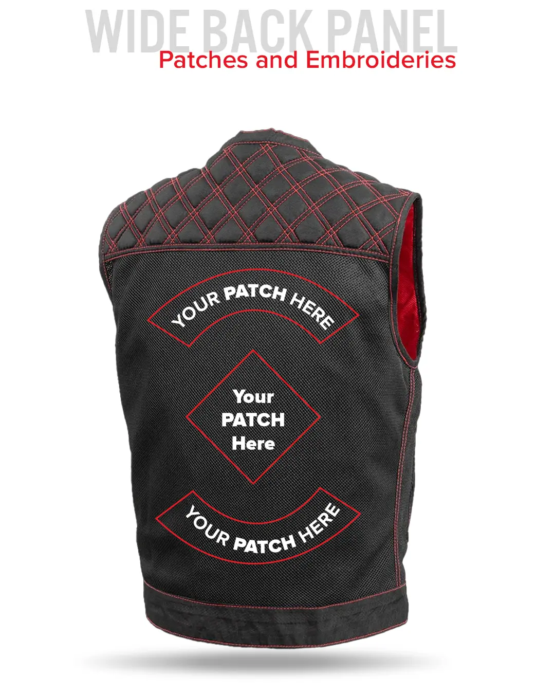Downside Moto Mesh Men's Motorcycle Vest - Image 25