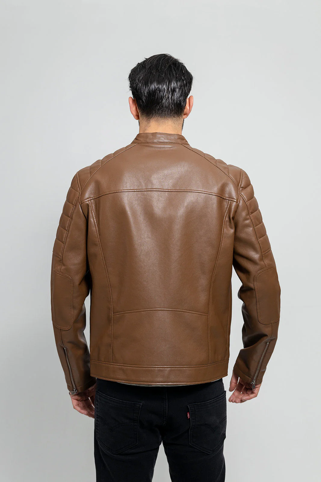 Dustin Men's Vegan Faux Leather Jacket - Image 6
