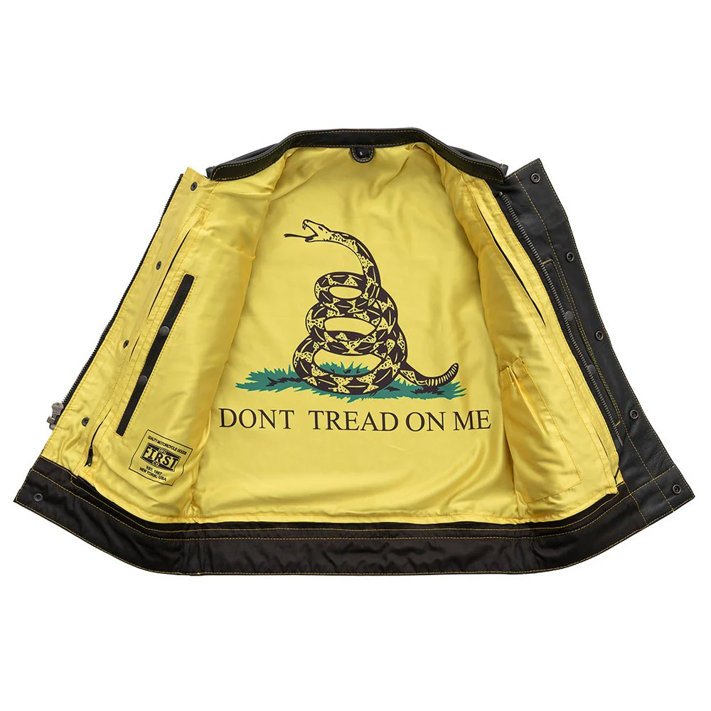 Gadsden - Men's Leather Motorcycle Vest - Limited Edition - Image 5