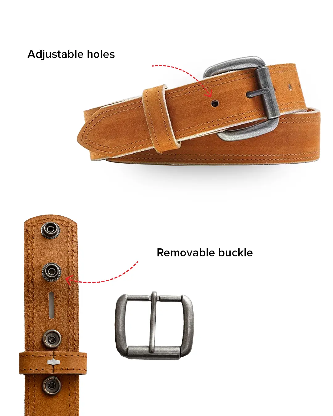 Heritage Russet  Belt - Image 6