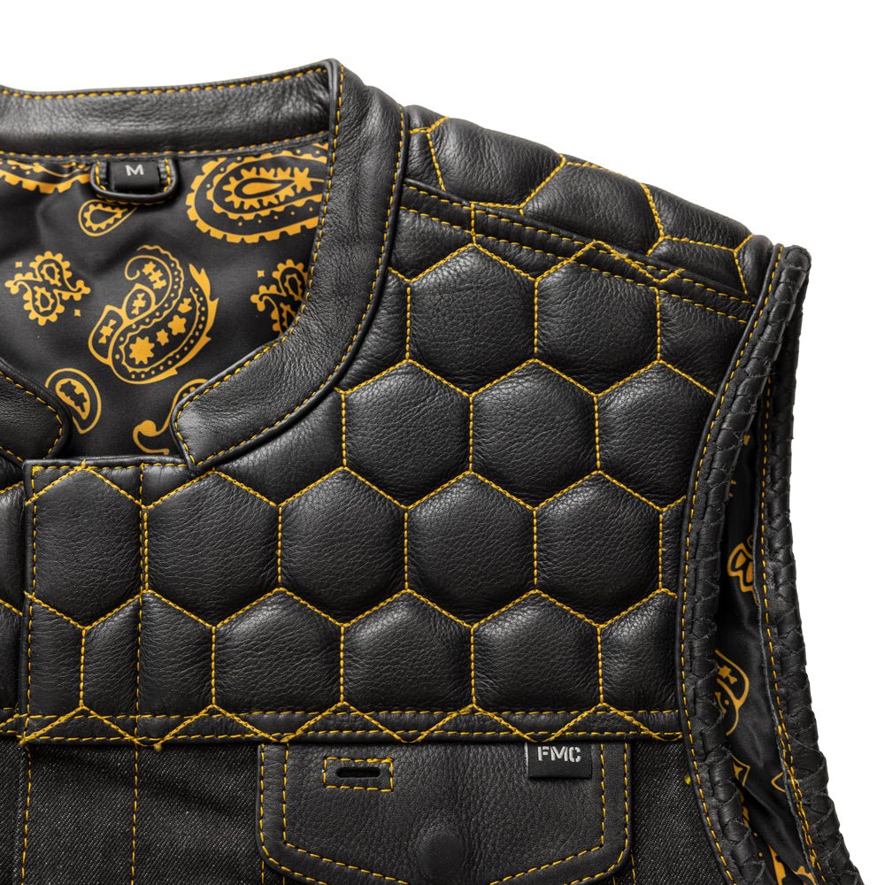 Hornet - Men's Denim Motorcycle Vest - Limited Edition - Image 4