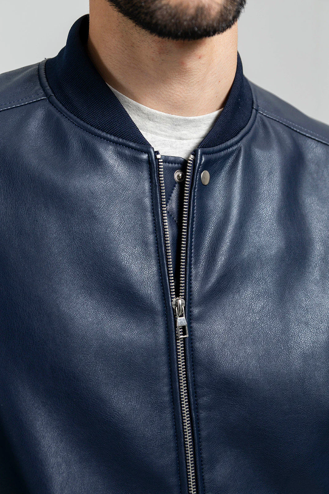 Justin Men's Vegan Faux Leather Jacket - Image 3