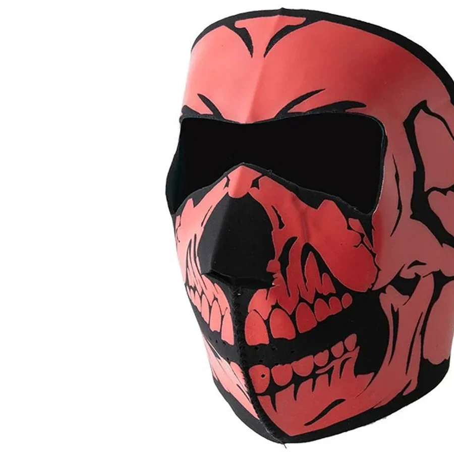 Neoprene Full Face Skull Riding Mask - Image 12