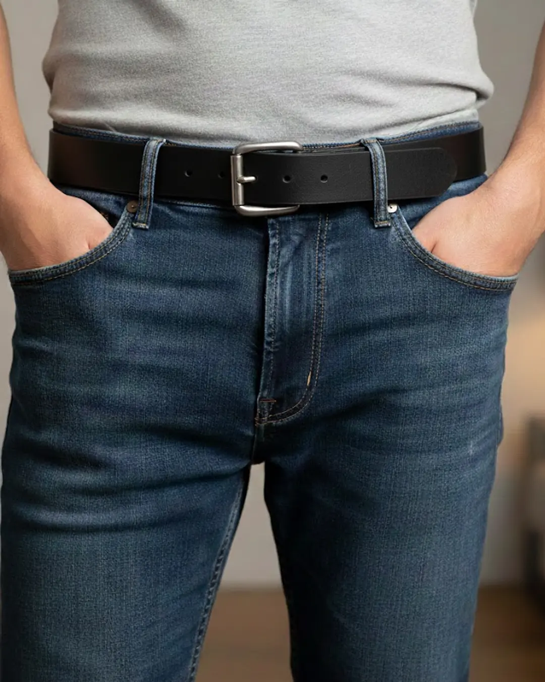 Leather Belt 1 1/2" - Image 4