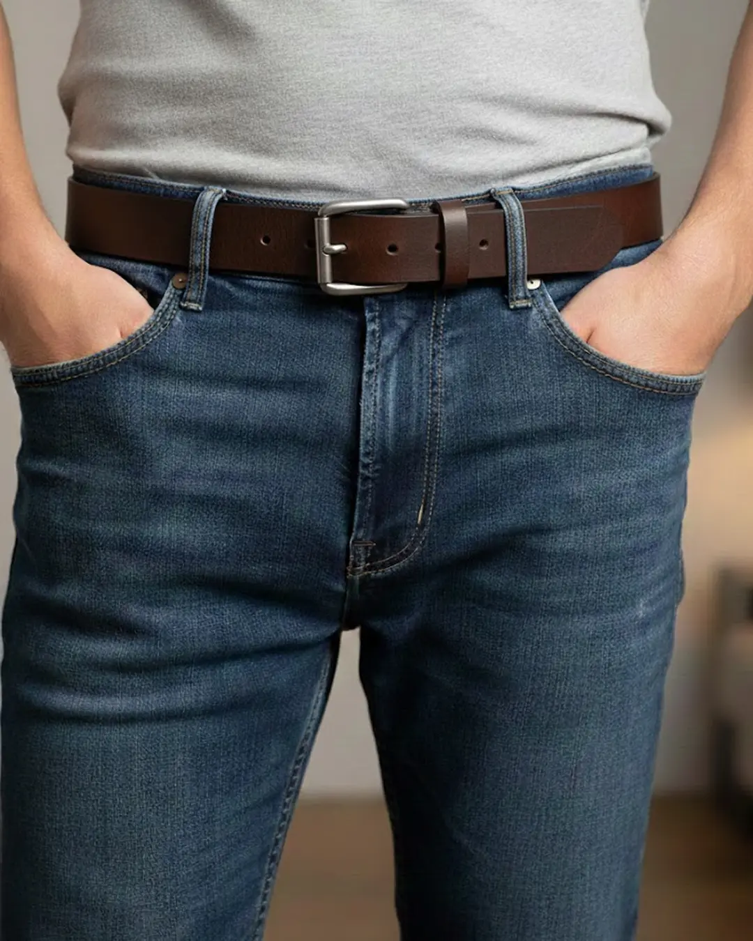 Leather Belt 1 1/2" - Image 6