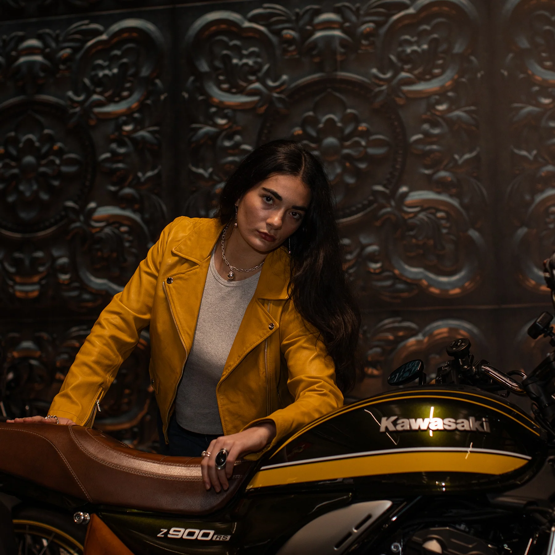 Lennox  Moto Style Leather Jacket - Image 39