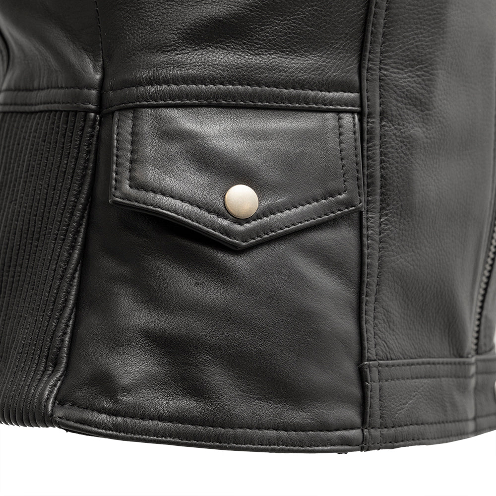 Lolita - Women's Motorcycle Leather Vest - Image 3