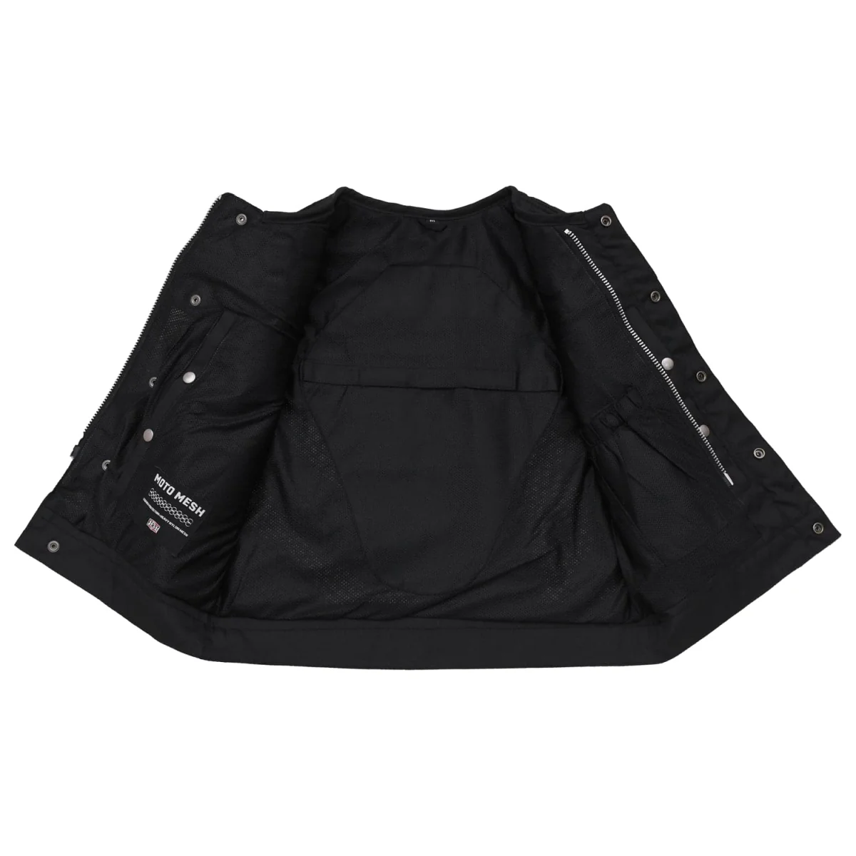 Lowside Hornet Moto Mesh Men's Club Style Vest - Image 12
