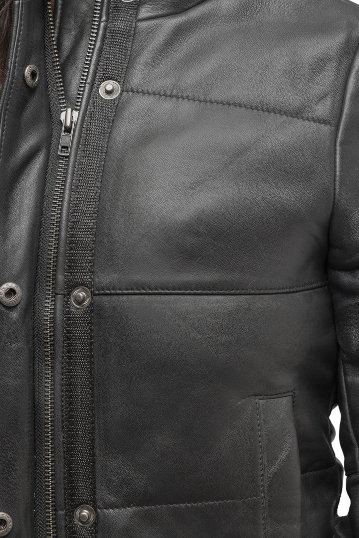 Melysa Leather Jacket - Image 8