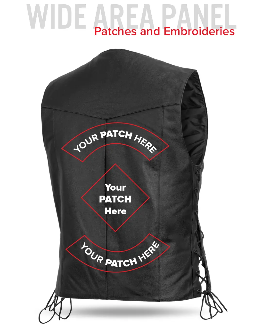 Carbine Men's Western Style Leather Motorcycle Vest - Image 7