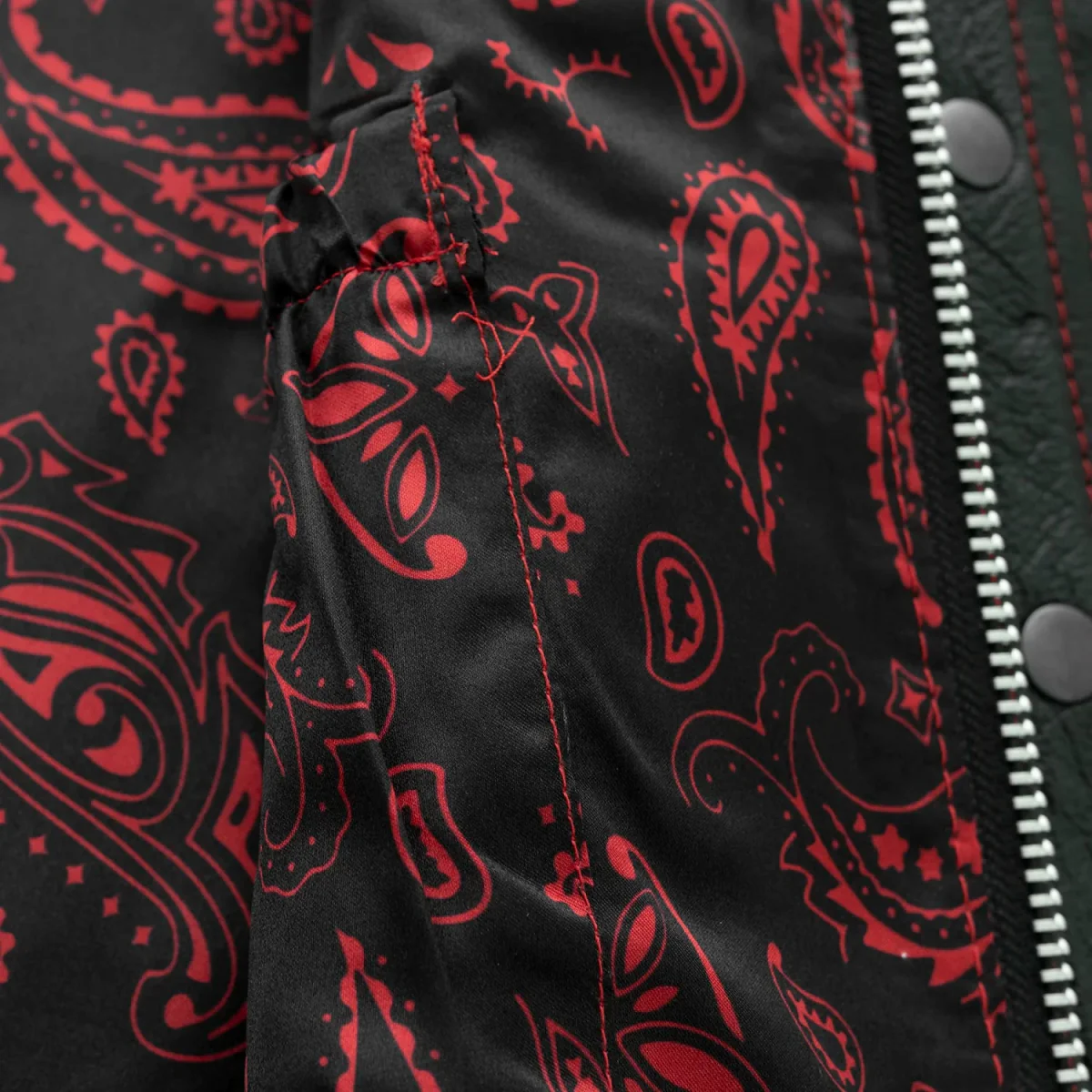 Downside Men's Motorcycle Leather Vest - Image 20