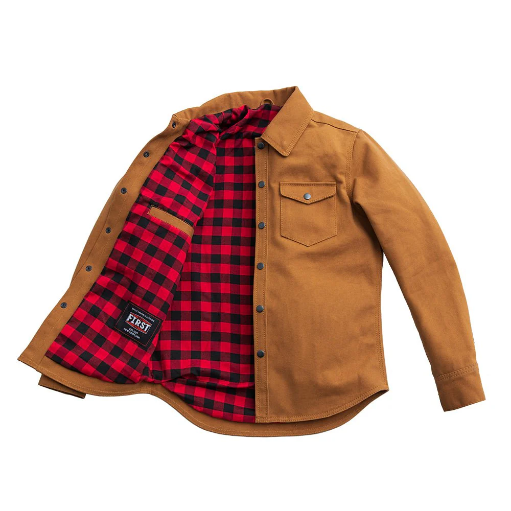 Brawn Men's Motorcycle Canvas Shirt - Image 3