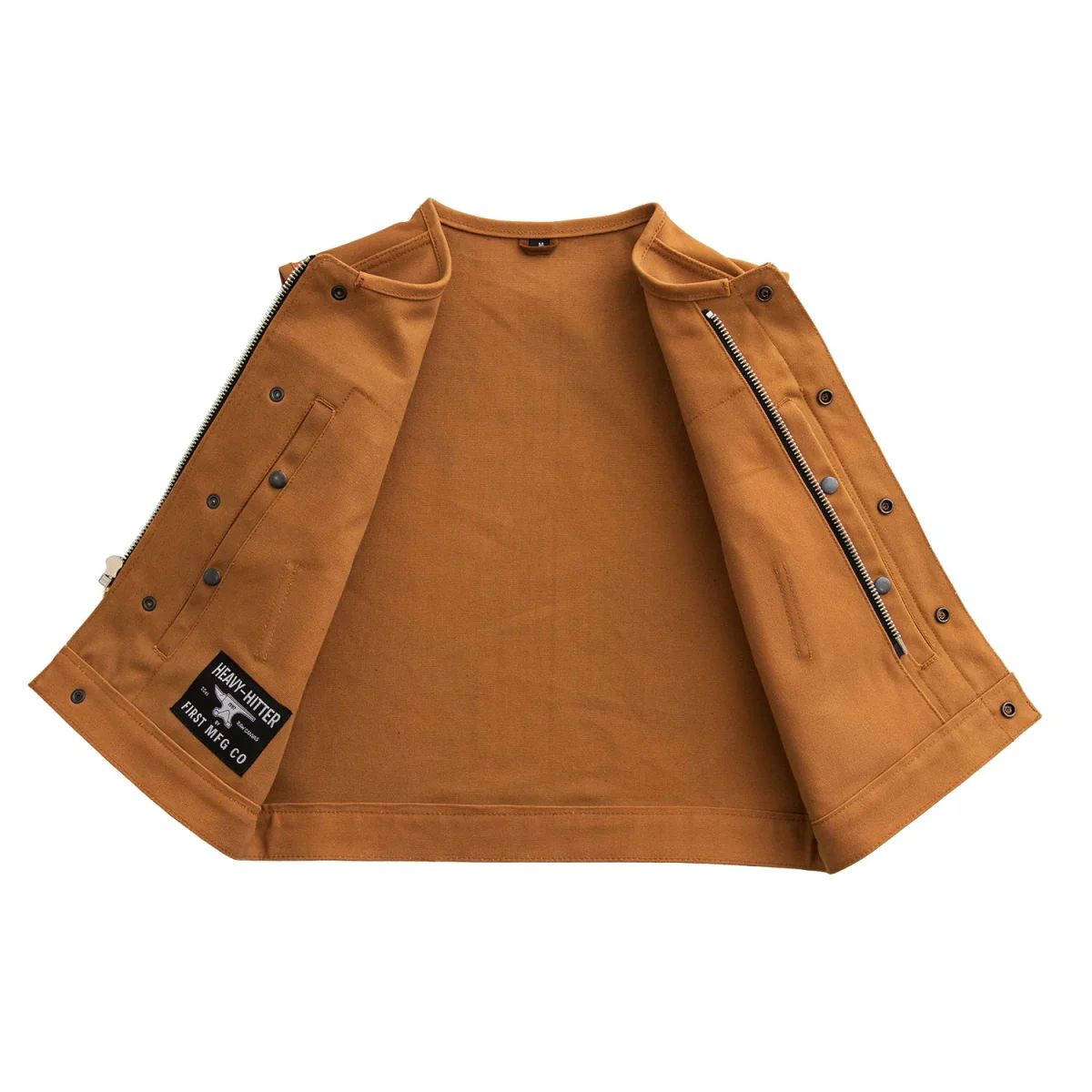Lowside Duck Men's Motorcycle Canvas Vest - Image 3