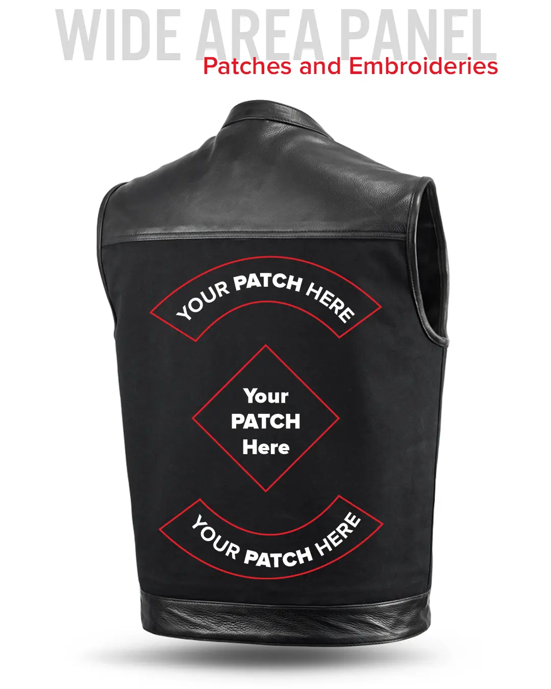 49/51 Vest Motorcycle Leather Canvas Vest - Image 7