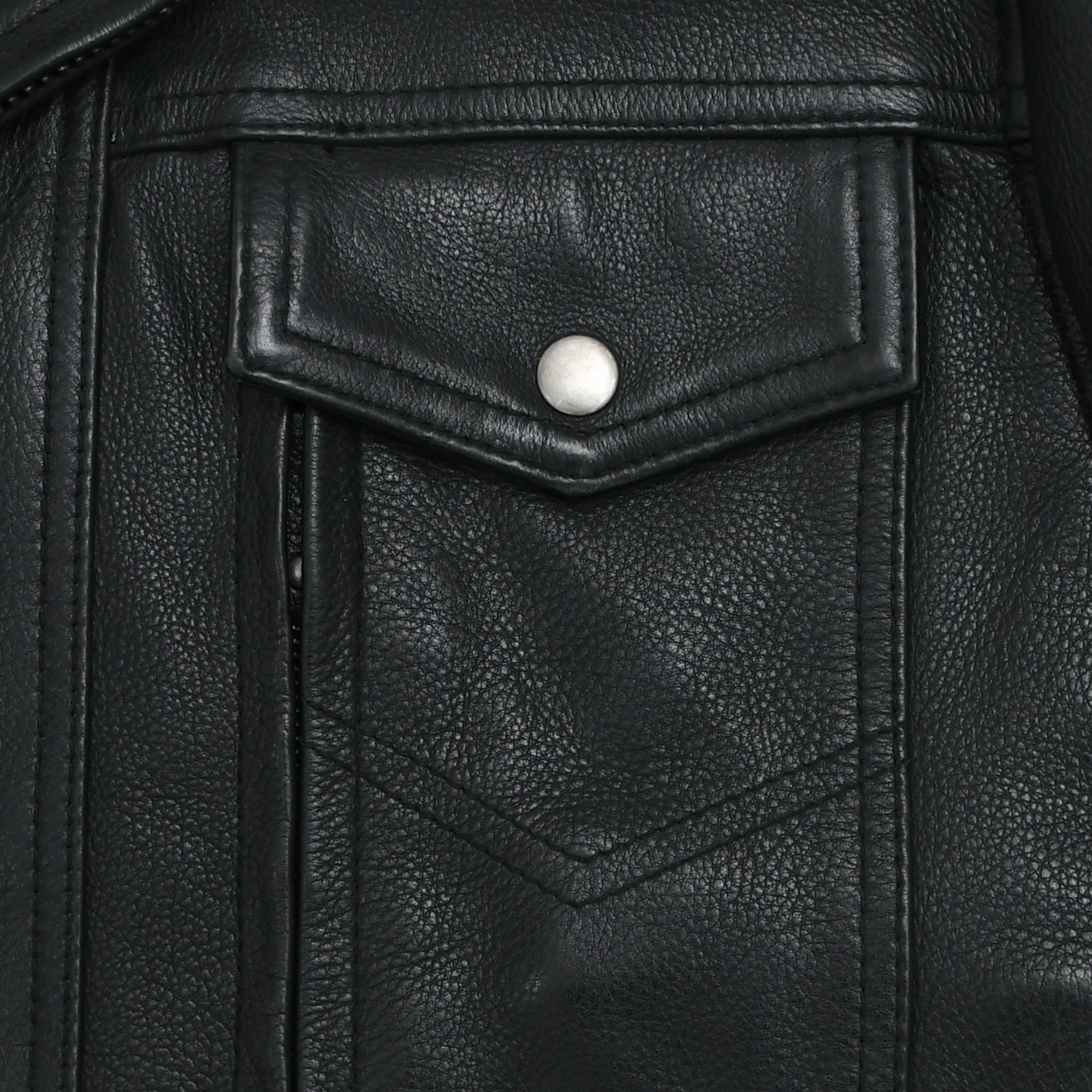 Mastermind Men's Motorcycle Leather Jacket - Image 4