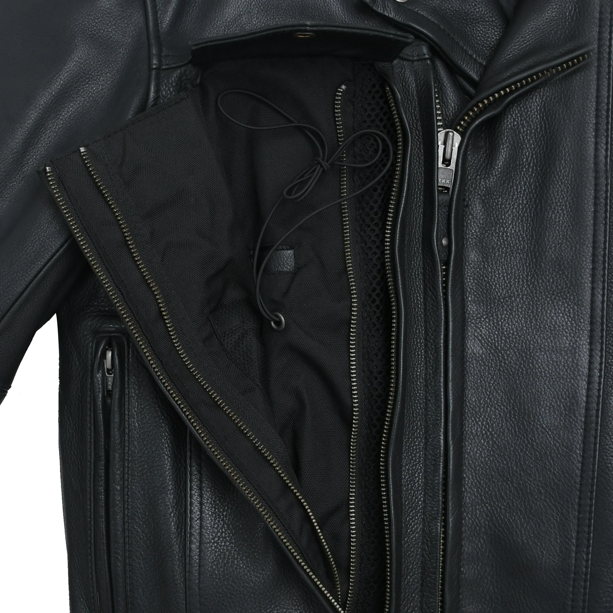 Mastermind Men's Motorcycle Leather Jacket - Image 6