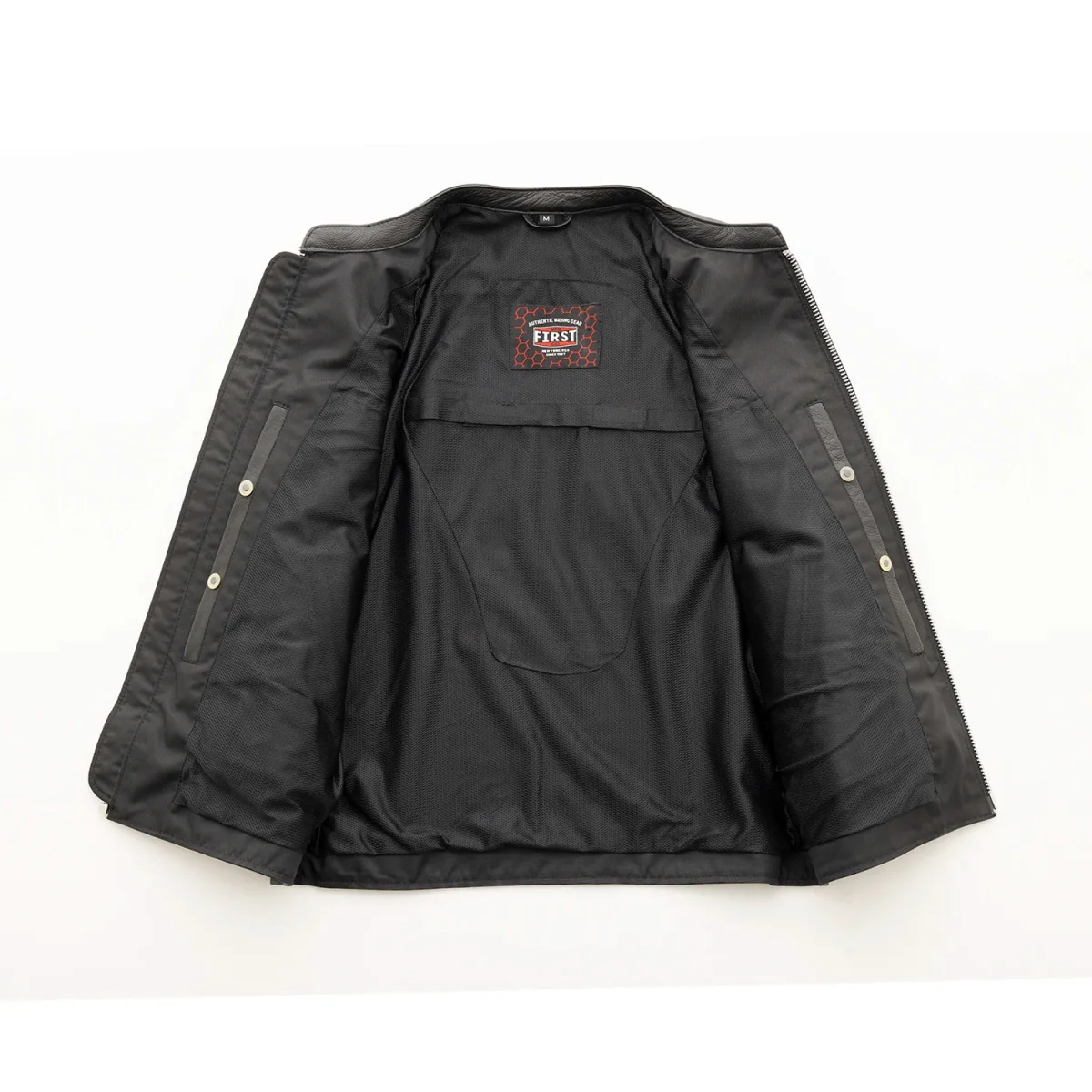 Titan Men's Motorcycle Leather Jacket - Image 3