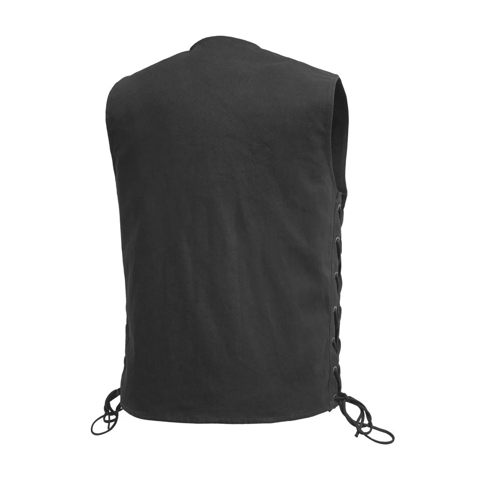 Lone Star Men's Motorcycle Twill Vest - Image 5
