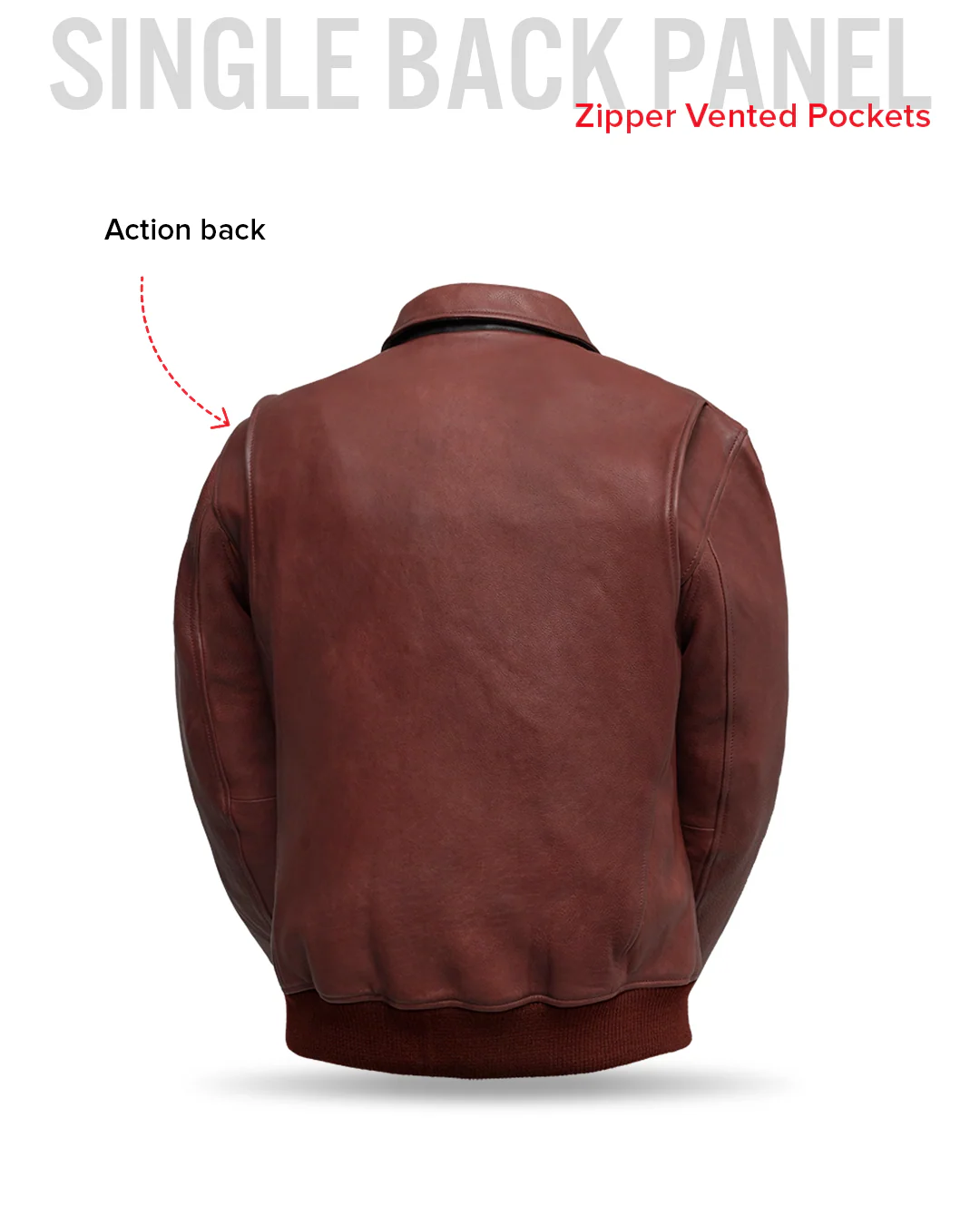 Moto Bomber - Men's Leather Jacket - Image 27