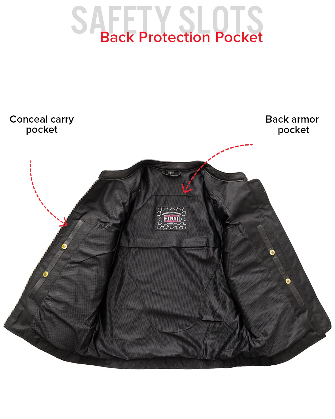 Flashback - Women's Motorcycle Leather Jacket - Image 10