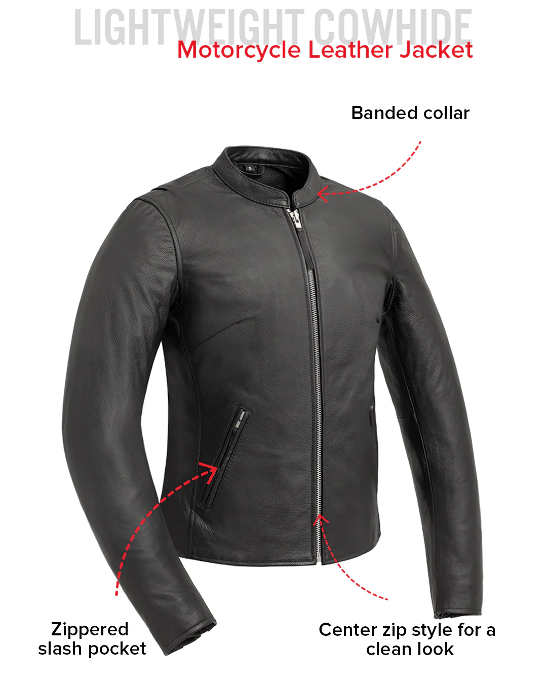 Flashback - Women's Motorcycle Leather Jacket - Image 9
