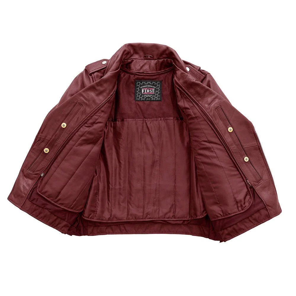 Popstar Women's  Motorcycle Leather Jacket - Image 9