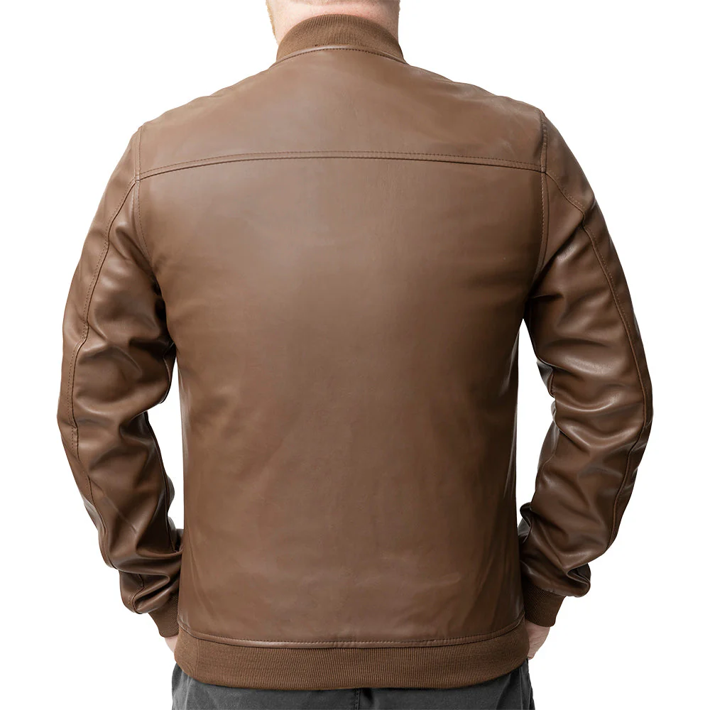 Myles Men's Vegan Faux Leather Jacket - Image 3