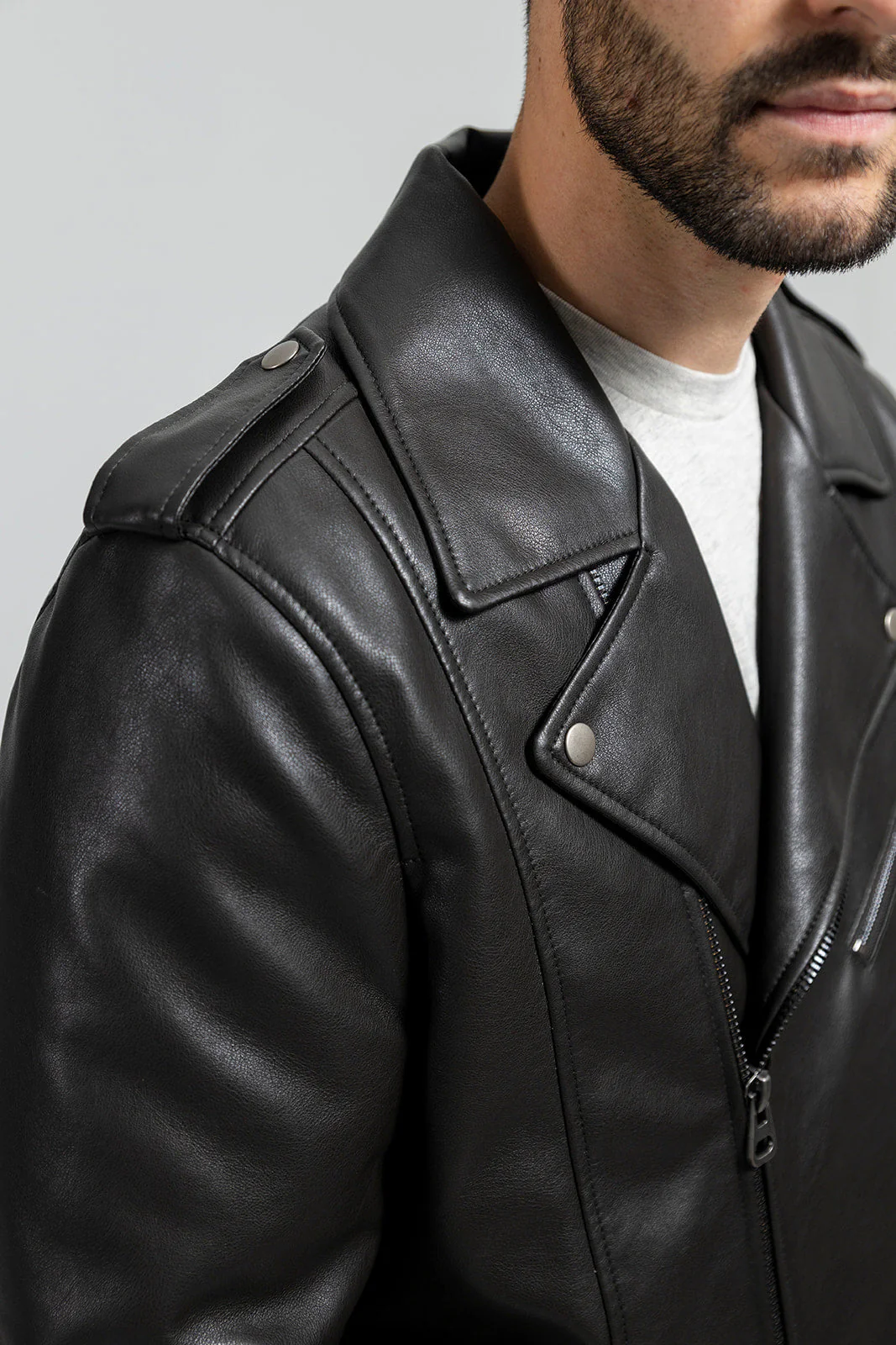 Nash Vegan Faux Leather Jacket - Image 11