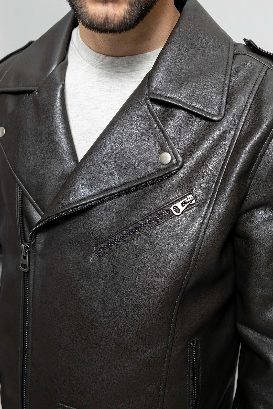 Nash Vegan Faux Leather Jacket - Image 12