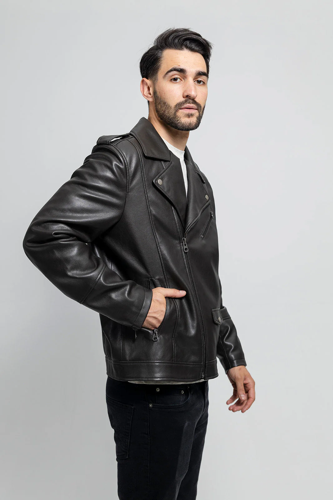 Nash Vegan Faux Leather Jacket - Image 14