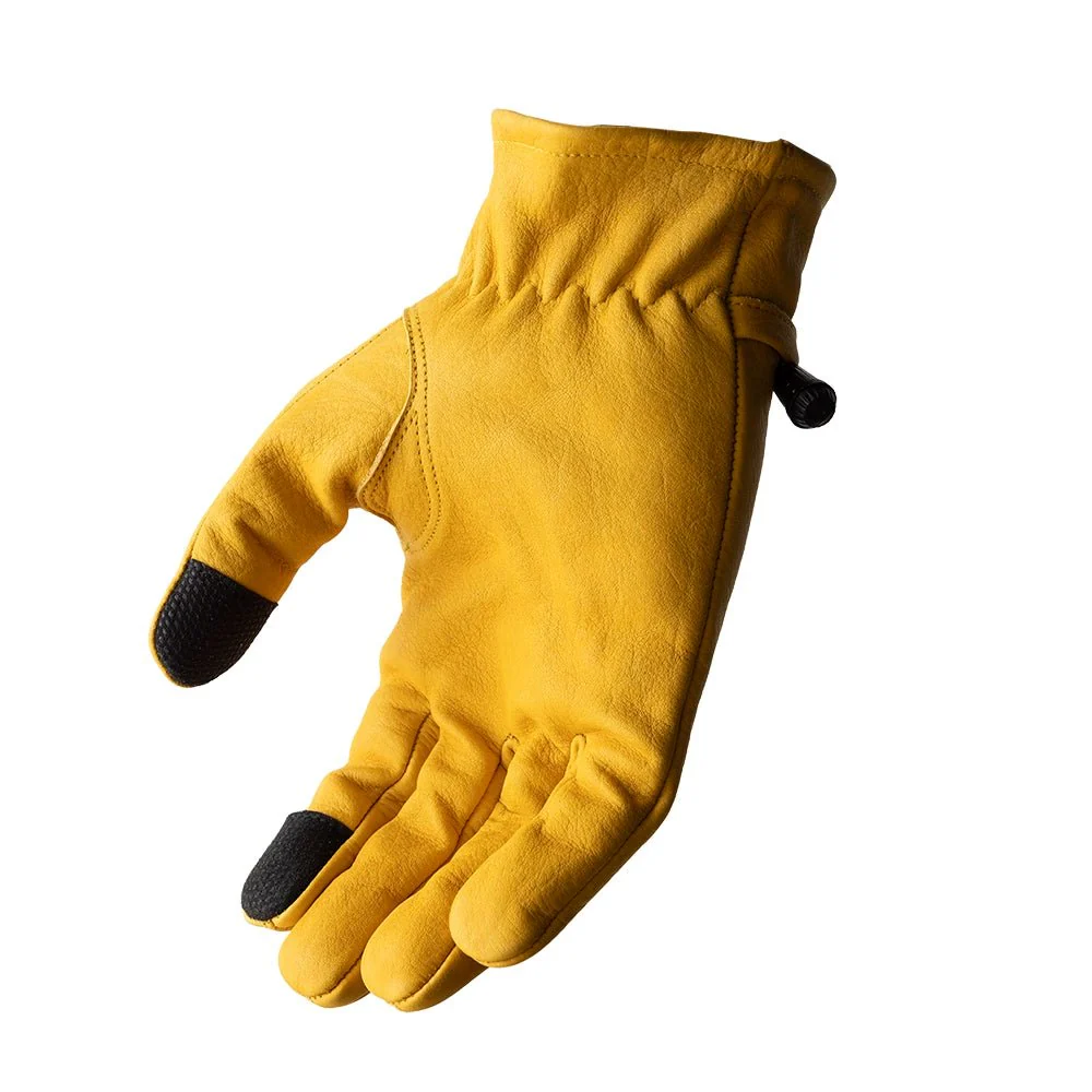 Ranch Men's Motorcycle Leather Gloves - Image 8