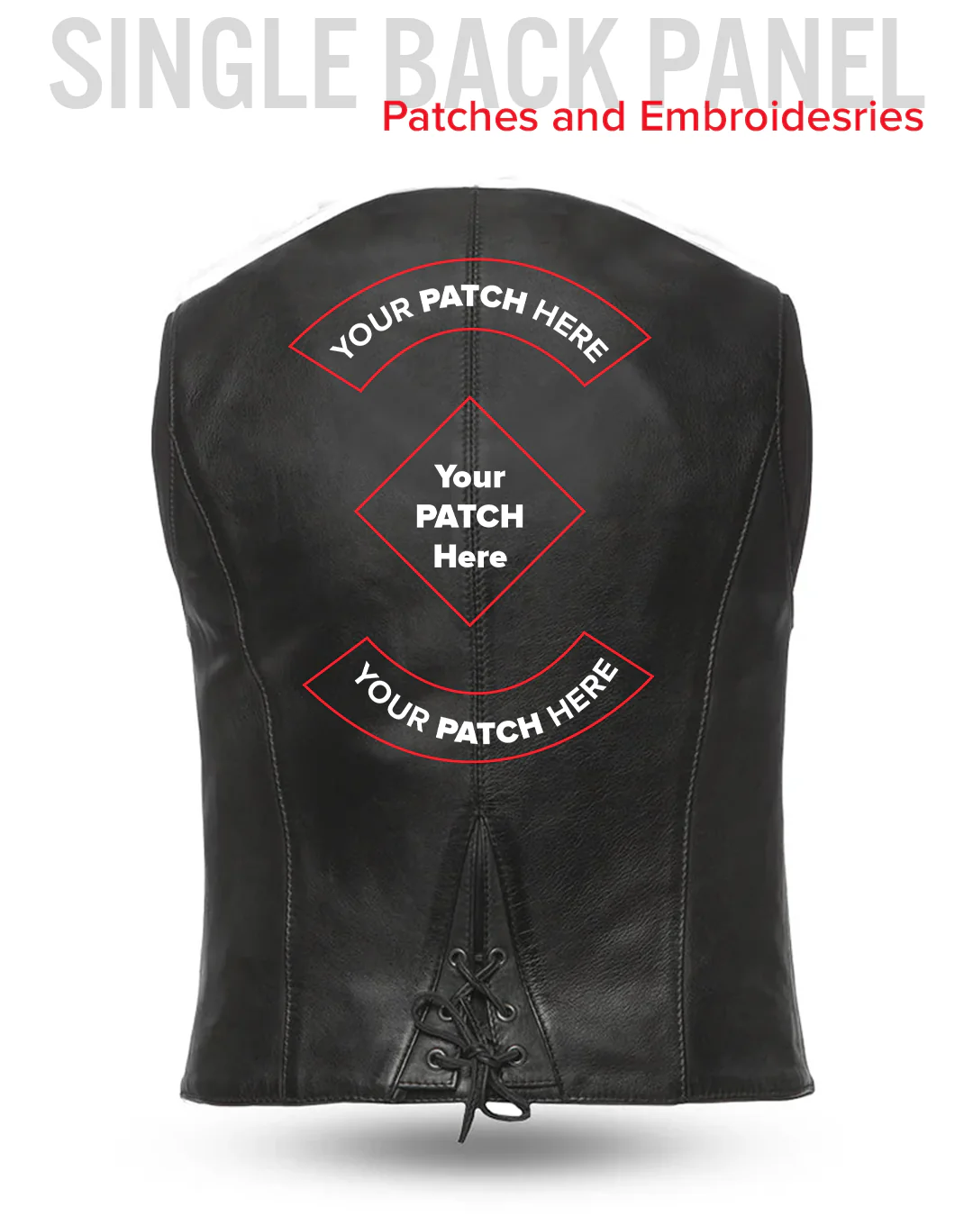 Savannah Women's Western Style Motorcycle Leather Vest - Image 14