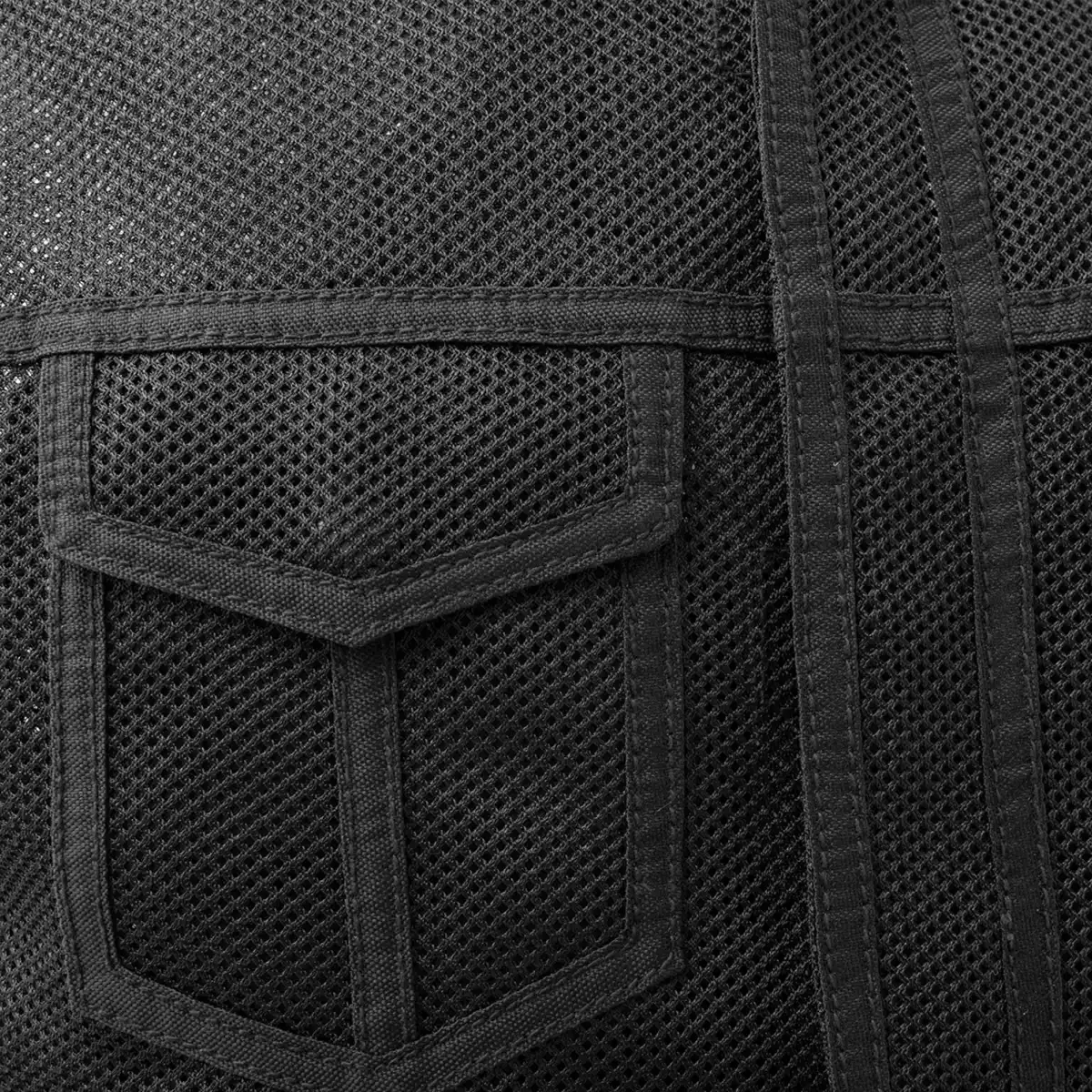 Sharp Shooter Moto Mesh Men's Motorcycle Vest - Image 9