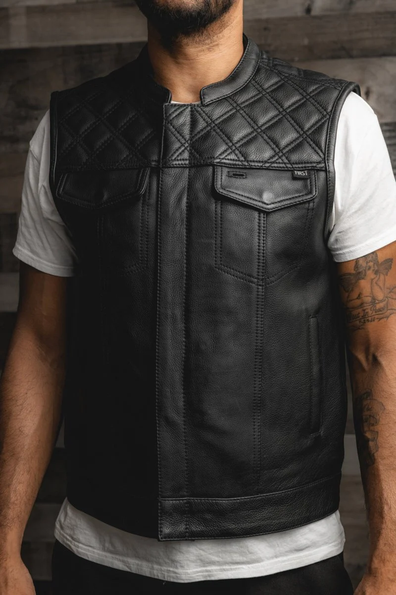 FMCo Men's Signature Leather Vest - Image 3