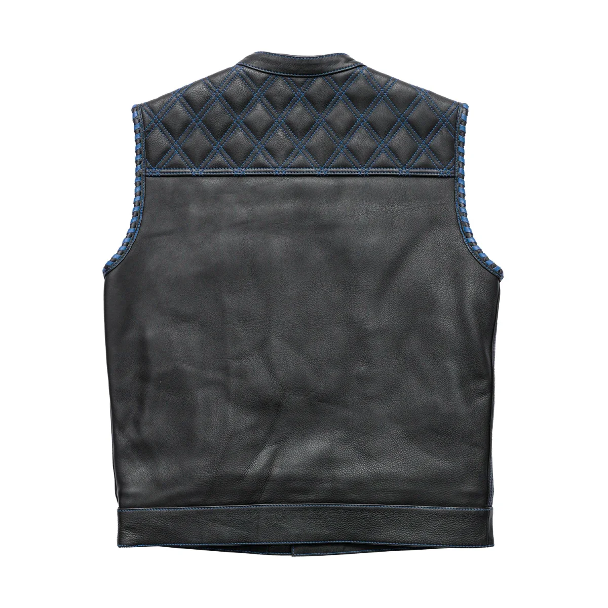 Sinister - Men's Motorcycle Leather Vest - Image 10