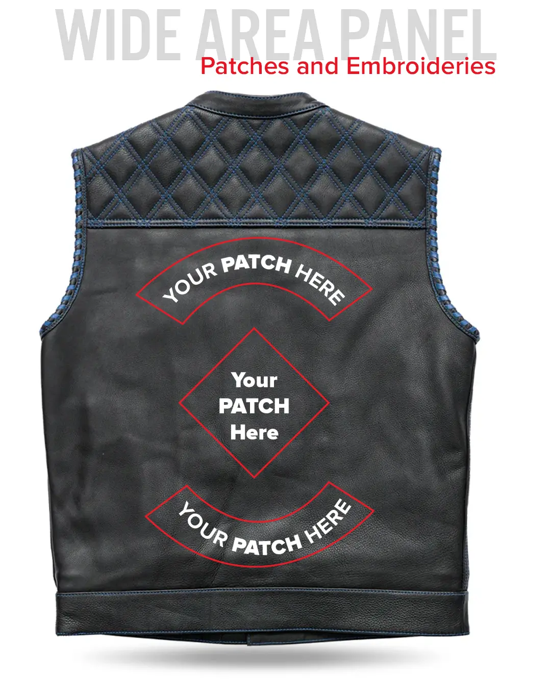 Sinister - Men's Motorcycle Leather Vest - Image 38