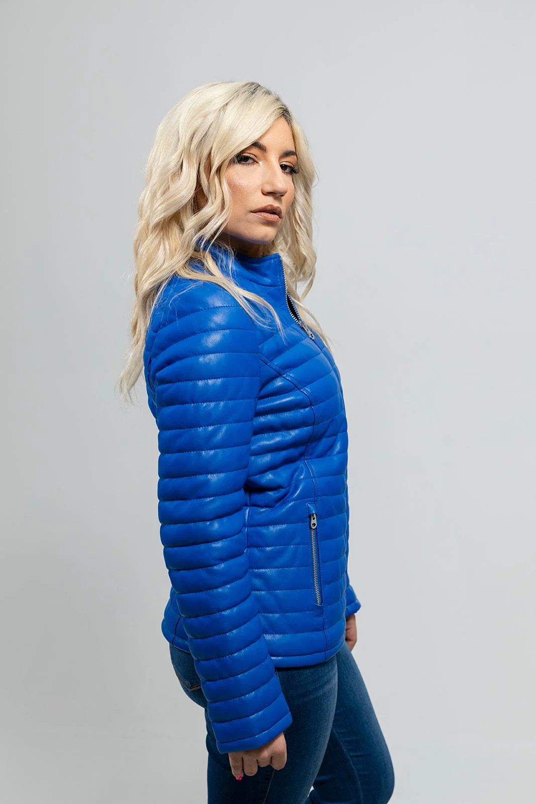 Skylar Women's Vegan Faux Leather Jacket - Image 3