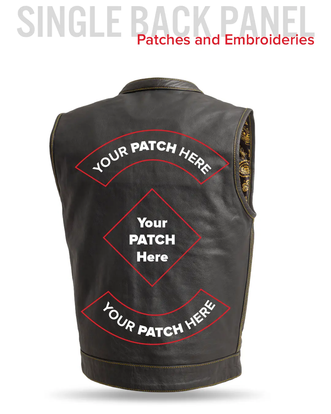 The Cut Men's Motorcycle Leather Vest, Multiple Color Options - Image 51
