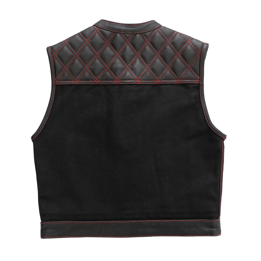 Demon - Men's Club Style Leather Vest - Limited Edition - Image 2