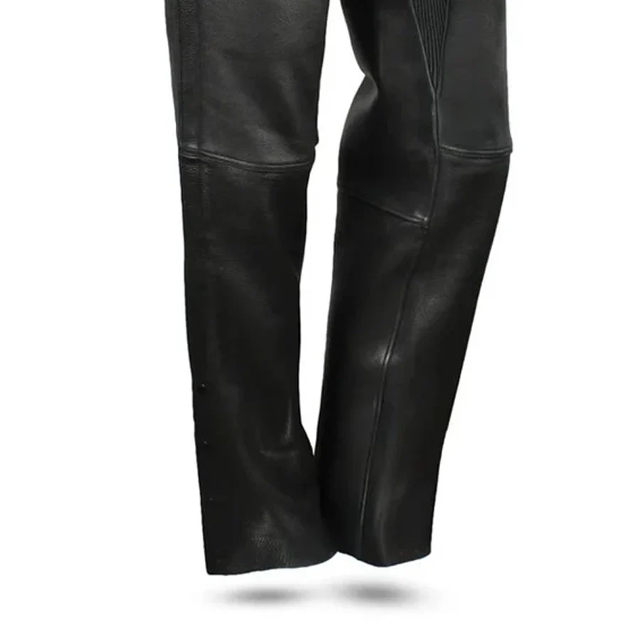 Bully - Unisex Leather Motorcycle Chaps - Image 4