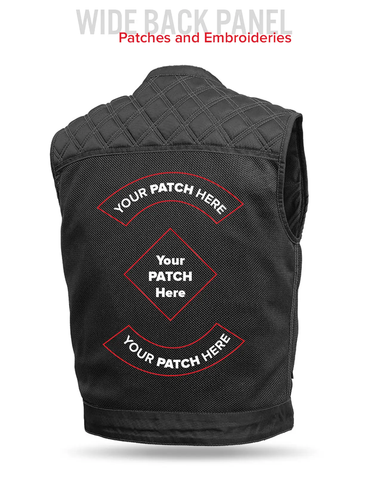 Upside Moto Mesh Men's Motorcycle Vest - Image 21