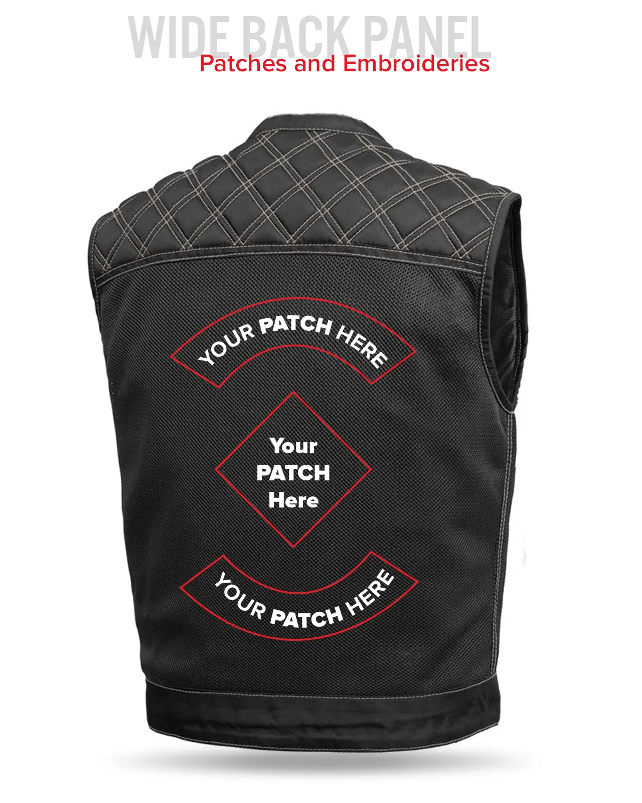 Upside Moto Mesh Men's Motorcycle Vest - Image 22