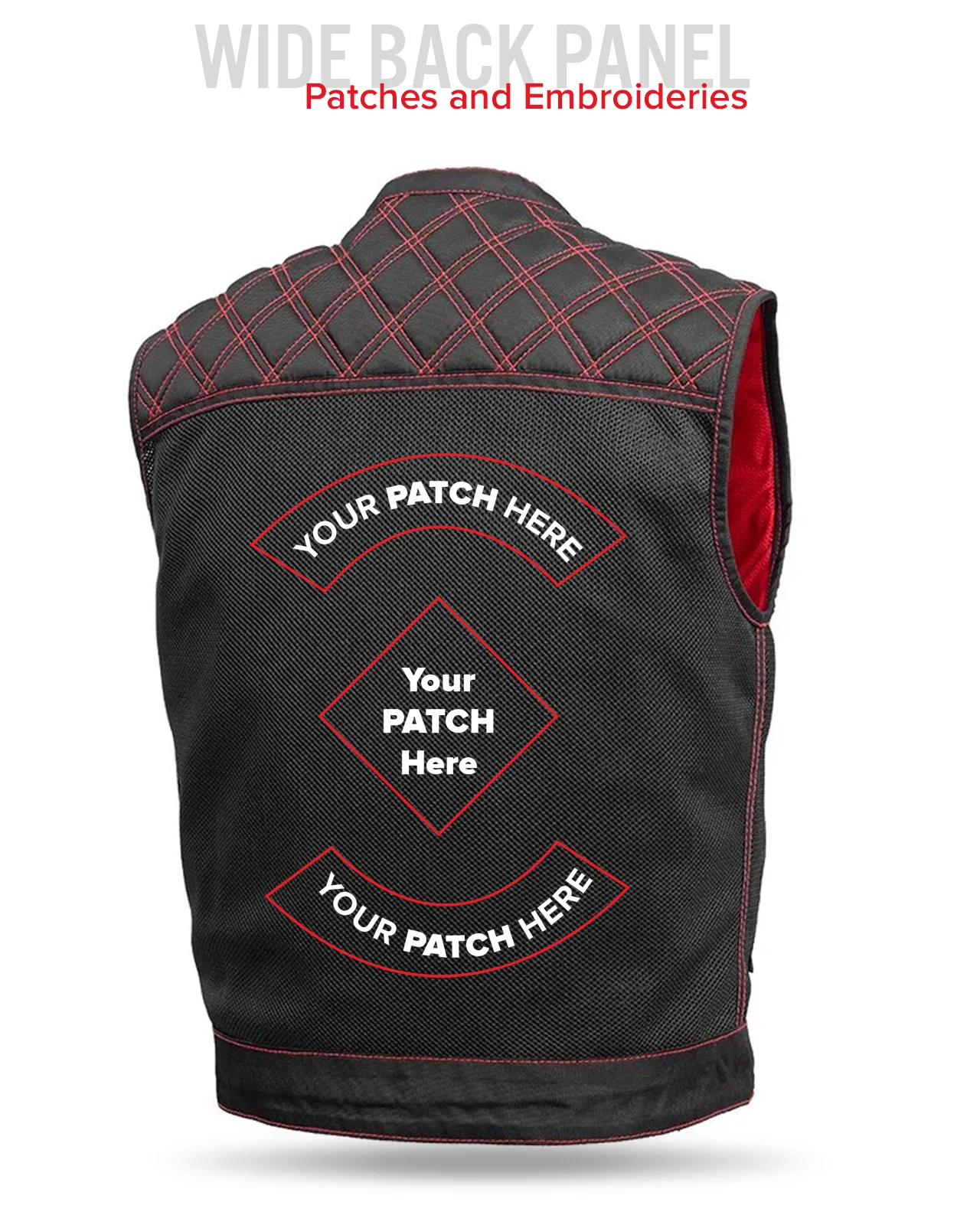 Upside Moto Mesh Men's Motorcycle Vest - Image 23